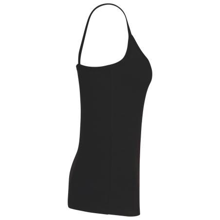Débardeur bretelles femme Kariban Noir – coupe ajustée – vue 3