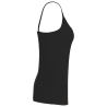 Débardeur bretelles femme Kariban Noir – coupe ajustée – vue 3