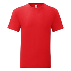 T-shirt homme Iconic-T Rouge Fruit of the Loom