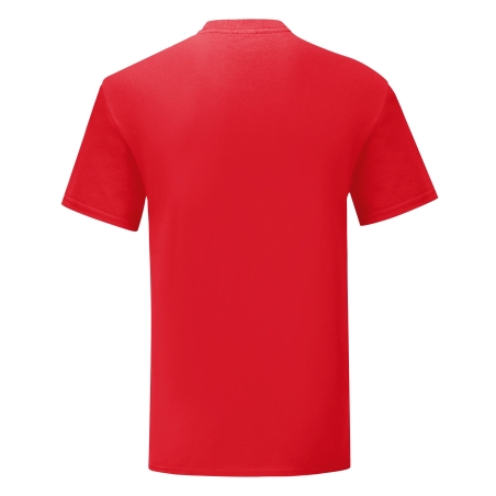 T-shirt homme Iconic-T Rouge Fruit of the Loom – vue 2