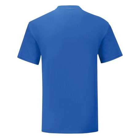 T-shirt homme Iconic-T Bleu Royal Fruit of the Loom – vue 2