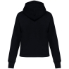 Sweat zippé capuche French Terry écoresponsable femme Native Spirit Noir – vue 2