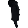 Sweat zippé capuche French Terry écoresponsable femme Native Spirit Noir – vue 3