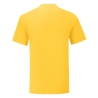 T-shirt Iconic-T Jaune (Sunflower) – Fruit of the Loom – vue 2