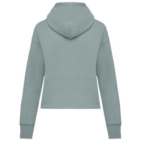 Sweat zippé capuche French Terry écoresponsable Vert Native Spirit – vue 2