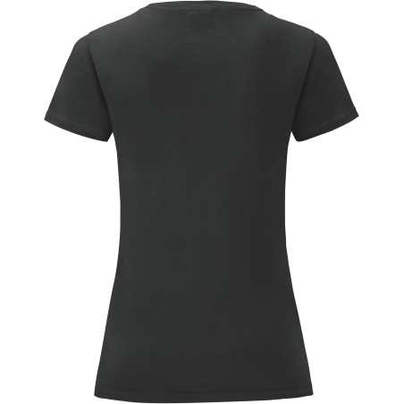 T-shirt femme Iconic-T Noir – Fruit of the Loom – vue 2