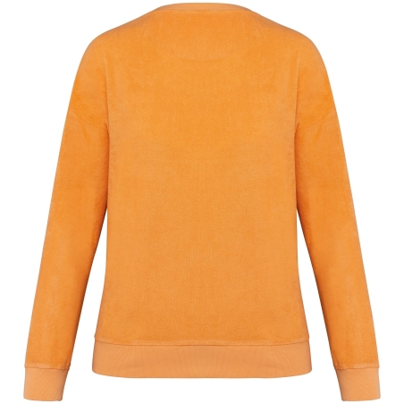 Sweat-shirt écoresponsable éponge femme Orange Native Spirit – vue 2