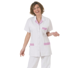 Tunique médicale col tailleur