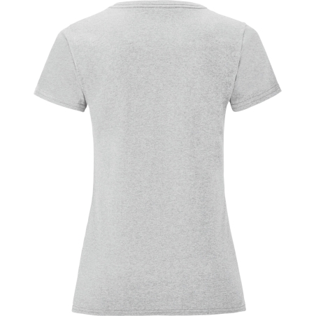 T-shirt femme Iconic-T Heather Grey Fruit of the Loom – vue 2