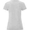T-shirt femme Iconic-T Heather Grey Fruit of the Loom – vue 2