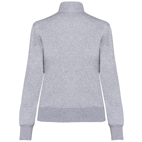 Veste sweat molleton femme gris Oxford Grey Kariban – vue 2