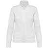Veste sweat molleton gratté femme Blanc Kariban 300 g/m²