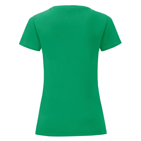 T-shirt femme Iconic-T Vert Kelly Green – Fruit of the Loom – vue 2