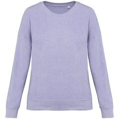 Sweat-shirt écoresponsable éponge femme Violet Native Spirit