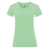 T-shirt femme Iconic-T vert Neo mint Fruit of the Loom