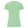 T-shirt femme Iconic-T vert Neo mint Fruit of the Loom – vue 2