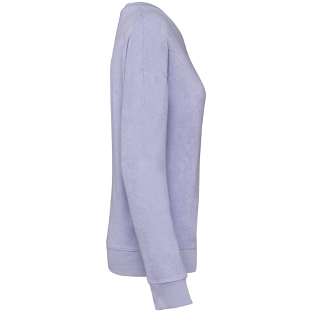 Sweat-shirt écoresponsable éponge femme Violet Native Spirit – vue 3