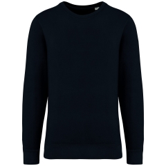 Sweat-shirt French Terry écoresponsable col rond Noir Native Spirit
