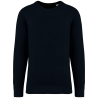 Sweat-shirt French Terry écoresponsable col rond Noir Native Spirit