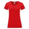 T-shirt femme Iconic-T Rouge Fruit of the Loom