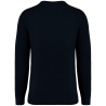 Sweat-shirt French Terry écoresponsable col rond Noir Native Spirit – vue 2