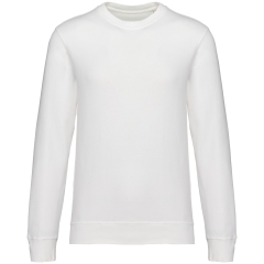 Sweat French Terry col rond écoresponsable Blanc Native Spirit