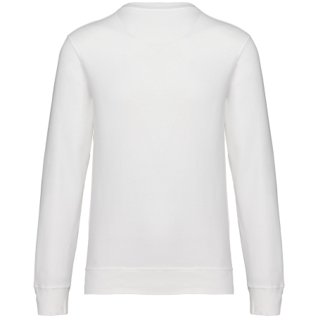 Sweat French Terry col rond écoresponsable Blanc Native Spirit – vue 2