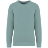 Sweat-shirt French Terry écoresponsable col rond vert Native Spirit