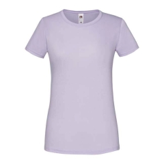 T-shirt femme Iconic-T violet Soft Lavender Fruit of the Loom