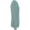 Sweat-shirt French Terry écoresponsable col rond vert Native Spirit – vue 3