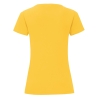 T-shirt femme Iconic-T Jaune Sunflower – Fruit of the Loom – vue 2