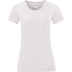 T-shirt femme Iconic-T Blanc Fruit of the Loom
