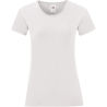 T-shirt femme Iconic-T Blanc Fruit of the Loom