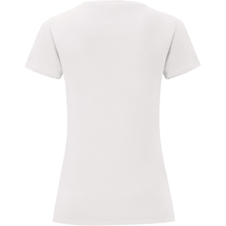 T-shirt femme Iconic-T Blanc Fruit of the Loom – vue 2