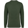 Sweat col rond French Terry écoresponsable Vert Native Spirit – vue 2
