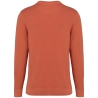 Sweat col rond French Terry écoresponsable Orange Native Spirit – vue 2