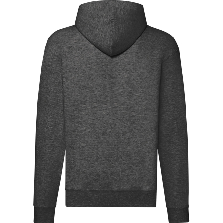 Sweat zippé capuche Classic Gris Fruit of the Loom – 280 g/m² – vue 2