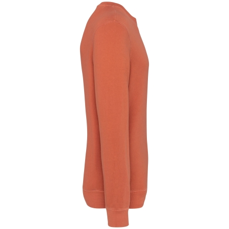 Sweat col rond French Terry écoresponsable Orange Native Spirit – vue 3