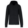 Sweat zippé capuche écoresponsable homme Kariban Noir