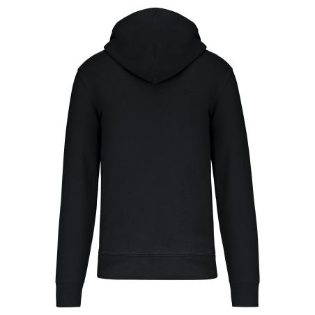 Sweat zippé capuche écoresponsable homme Kariban Noir – vue 2