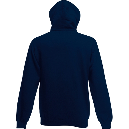 Sweat-shirt zippé capuche Classic marine Fruit of the Loom – vue 2
