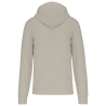 Sweat zippé capuche écoresponsable beige homme Kariban – vue 2