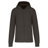 Sweat zippé capuche écoresponsable Gris Kariban homme