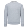 Sweat col rond gris chiné Fruit of the Loom – 405 g/m²