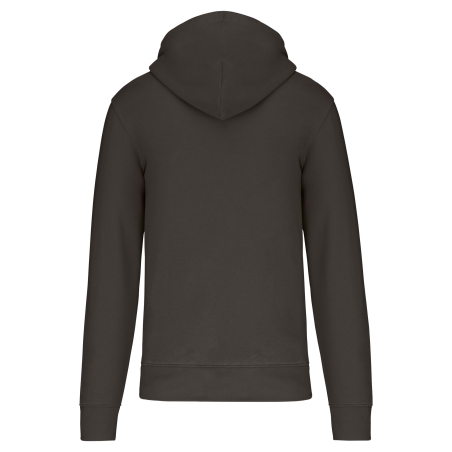 Sweat zippé capuche écoresponsable Gris Kariban homme – vue 2