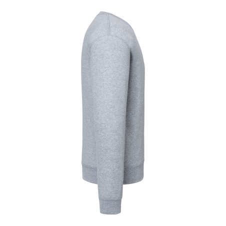 Sweat col rond gris chiné Fruit of the Loom – 405 g/m² – vue 3