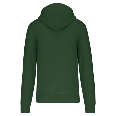 Sweat zippé capuche écoresponsable Kariban – Vert Forest – vue 2