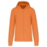 Sweat zippé capuche écoresponsable homme Kariban Orange