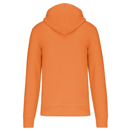 Sweat zippé capuche écoresponsable homme Kariban Orange – vue 2
