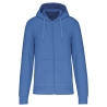 Sweat zippé capuche écoresponsable homme Kariban Bleu